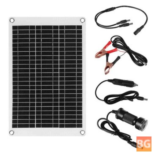 Solar Panel and Charger for Home, Camping and Outdoor Use
