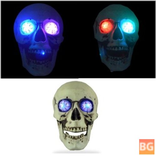 Halloween Party Decoration - Portable LED Glowing Skull Night Light