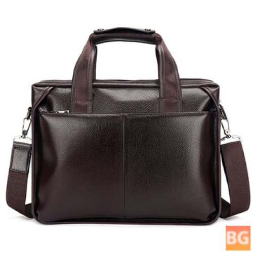 Business Bag for Men - Faux Leather