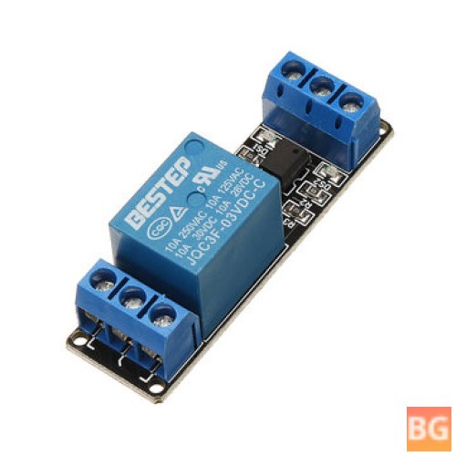 10-Channel 3.3V Relay Module with Optocoupler Isolation