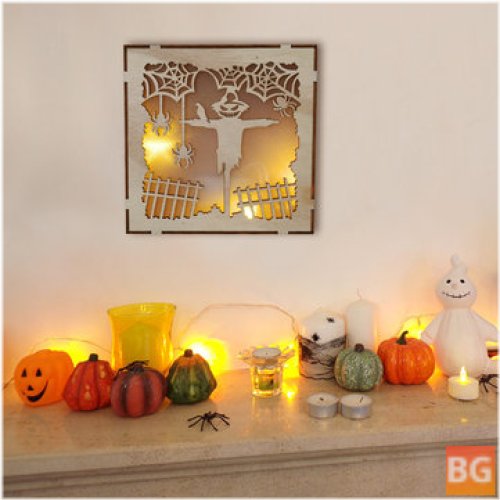 LED Scarecrow Wall Lamp for Halloween Festivities