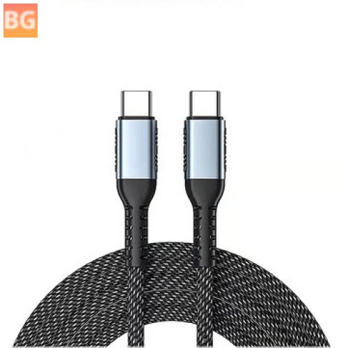 100W Type-C Cable with Fast Charging and Data Transmission for Multiple Devices