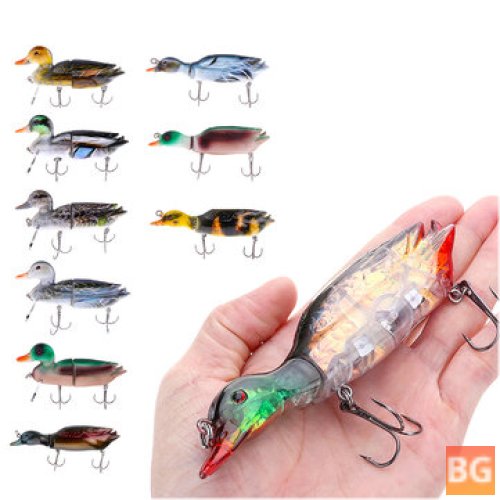 1PC ZANLURE 6-Inch 15-CM 140g 3D Duck Fishing Lure With Hooks and Crankbait Jointed Hard Baits