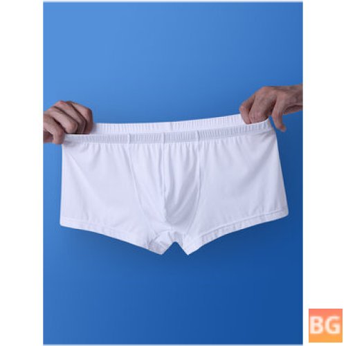 Low-Waisted Ice Silk Briefs for Men - Thin