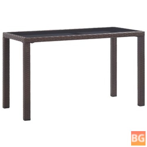 Garden Table - Brown (48.4