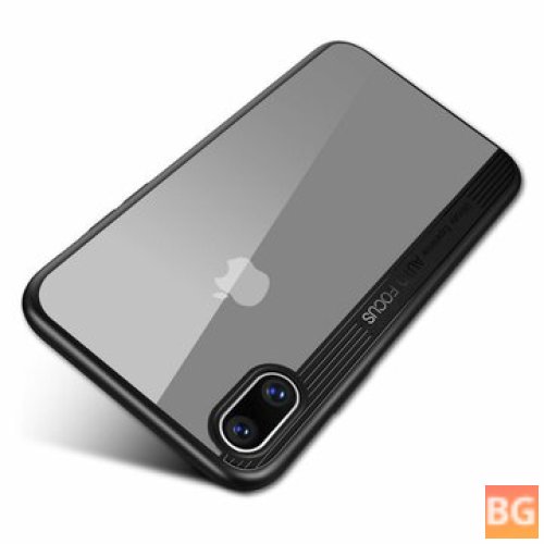 Clear Shockproof Hybrid PC TPU Back Cover for iPhone XS Max 6.5