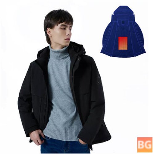 Mens Vest Coat with Electric Heating - Warm Winter Thermal Clothing