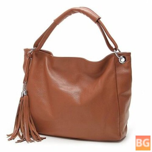 Vintage Tassel Women's Handbag - Luxury Tote Bag