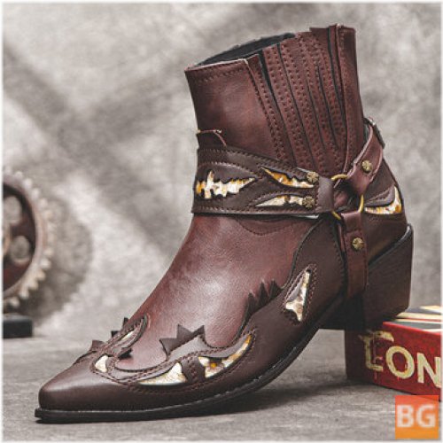 Soft Sole and Breathable Leather Boots for Men
