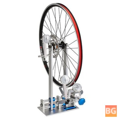 Bicycle Wheel Repair Stand with Dial Gauge and Aluminum Alloy