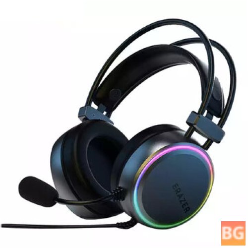 Lenovo H3 Gaming Wired Headset - 50mm Dynamic Driver 7.1 Surround Sound RGB Light ENC Noise Cancelling 0.29KG