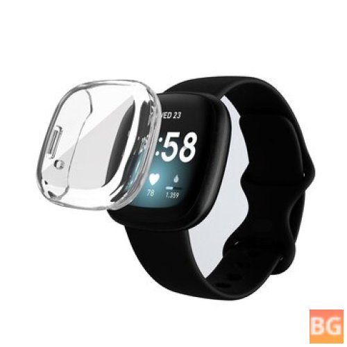 Transparent TPU Soft Protective Case for Fitbit Versa 3