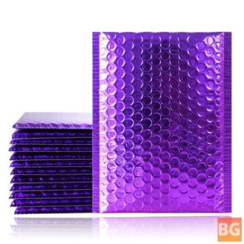 Purple Poly Bubble Mailers - Aluminum Foil Bags - Padded Envelope - Shipping Mailer