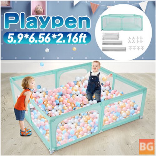 2.0x2.0M Baby Playpen - Large Play Yard for Kids