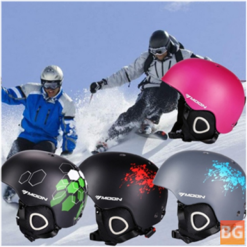 MTV18 MOON Winter Ski Snowboard Helmet for Adults