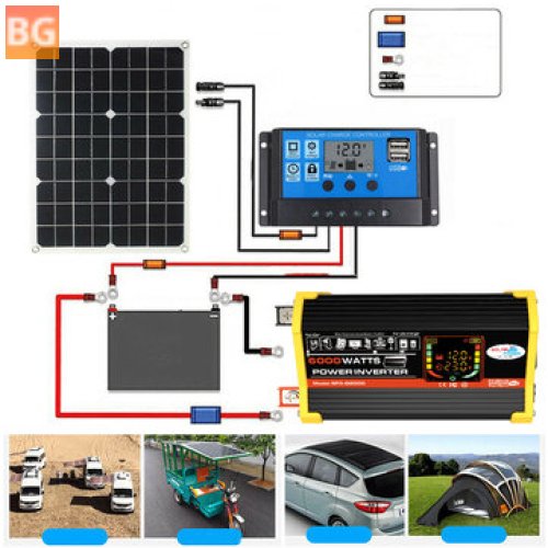 Solar Panel and Converter - 18V/24V - Kit