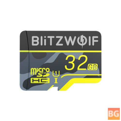 Micro SD Card with Adapter for BlitzWolf BW-TF3 Camera UAV Recorder