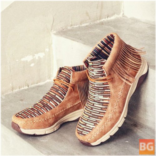 OUTDOOR BOOTS with Tassel Stitching - Colorful