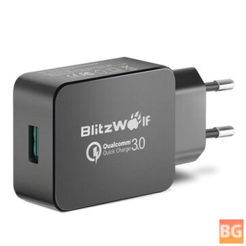 Qualcomm Certified BlitzWolf BW-S5 QC3.0 18W USB Charger