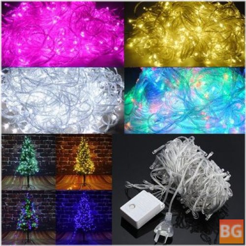 100 LED Fairy String Lights - Waterproof & 8 Modes