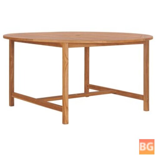 Garden Table with Teak Wood