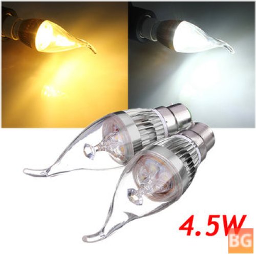 Warm White LED Candle Light Bulb - 85-265V