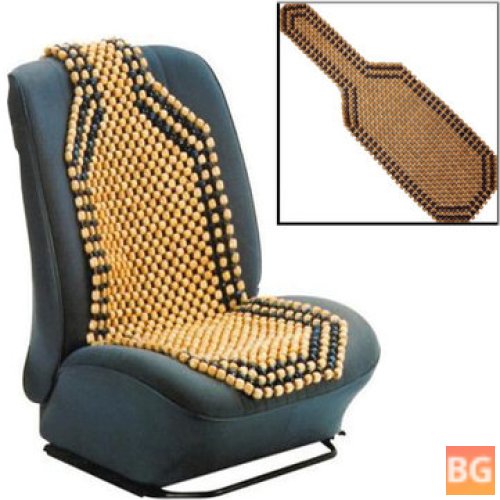 Wooden Front Massage Seat Cover for Home Office