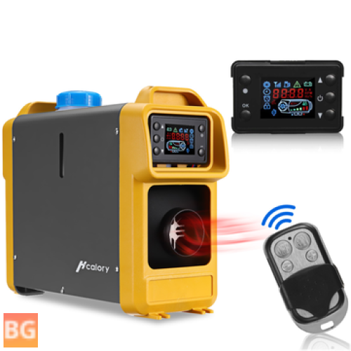 8KW Car Heater with Remote Control and LCD Monitor