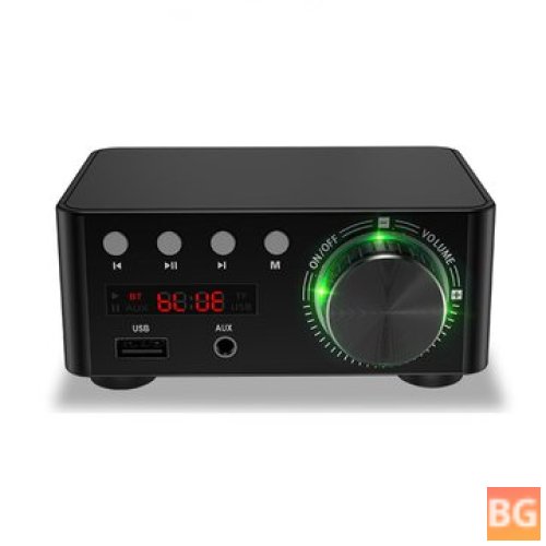 Bluetooth 5.0 Amplifier for HiFi TV Computer - RCA Stereo Sound TF Card AUX