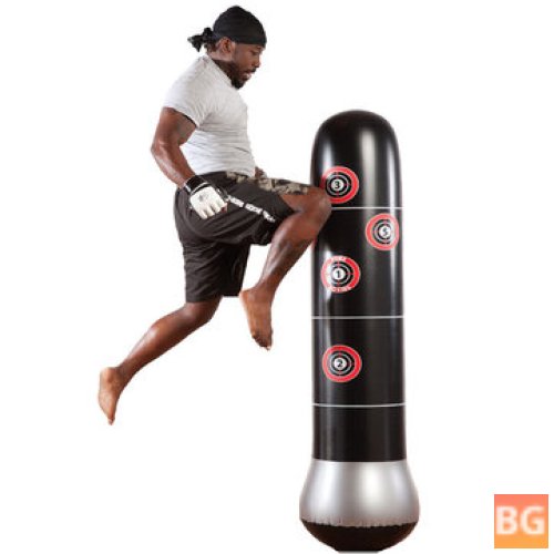 Punching Bag for Training and Exercise - Inflatable with Resistance Band - 59