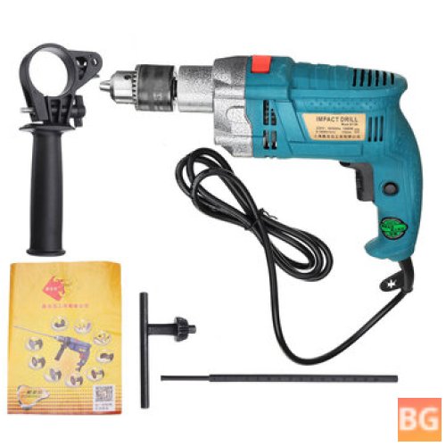 380-Degree impact drill with depth measuring scale - 360°