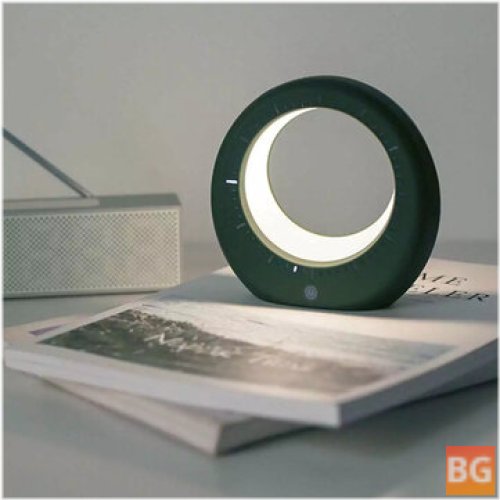 Table Lamp with Moon Shaped Base - LED