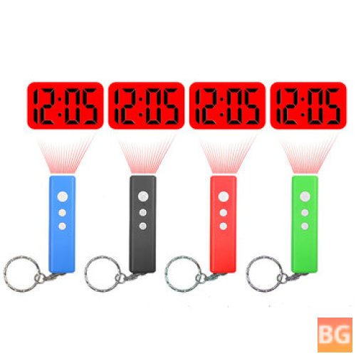 Portable Digital Time Clock with Light - Watch Night Light Flashlight
