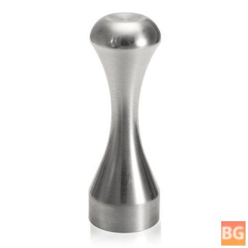 Coffee Bean Press with Tamper - Stainless Steel