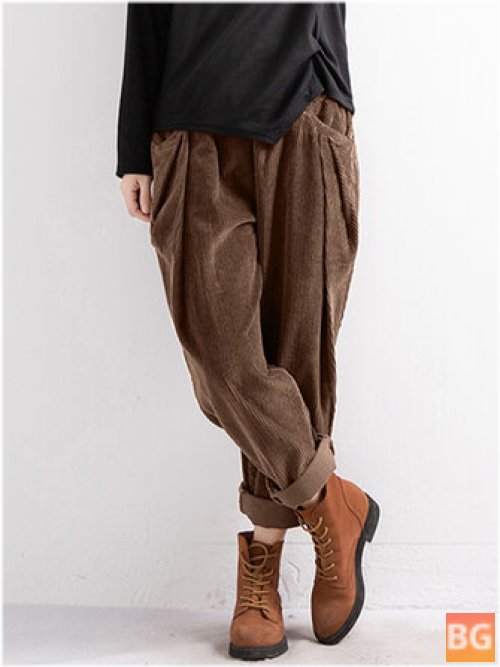 Women's Casual Pants with Pockets