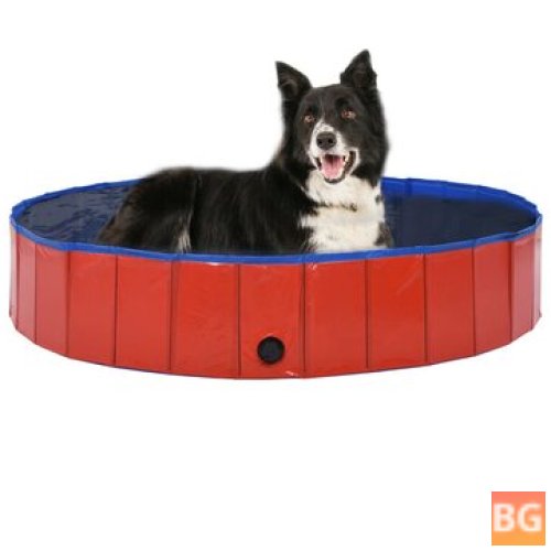 Puppy Bath Tub for Cats - Red - 160x30 cm