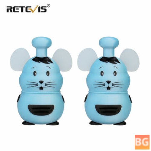 RT30M Mouse Walkie Talkie 2 pcs - Cute Mousee Style FPS/PMR 446MHz