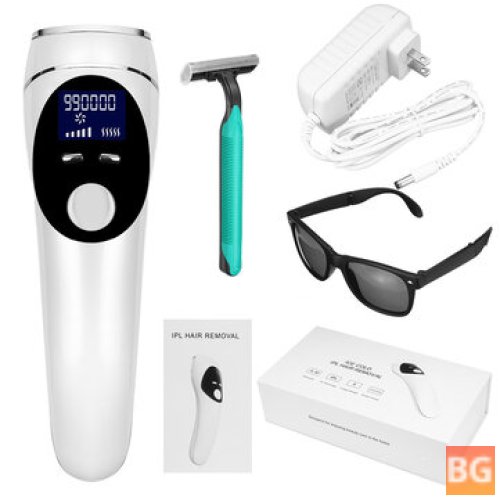 DIY IPL Hair Remover - 999,999 Flashes, Painless, 5 Levels