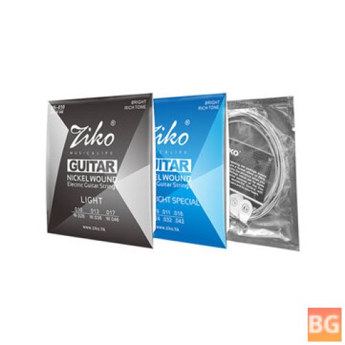 ZIKO Electric Guitar Strings - Smooth, Bright Sound Quality
