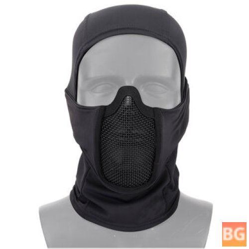 Army Tactical Full Face Mask - CS - High Elastic Fabric