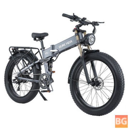 Burchda R5 PRO - 48V 15Ah 750W 26*4.0inch Folding Electric Bicycle - 60-90KM Mileage - 200KG Payload - Electric Bike