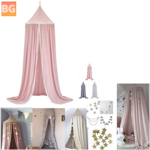 Round Bed Canopy Bed Cover - Mosquito Netting