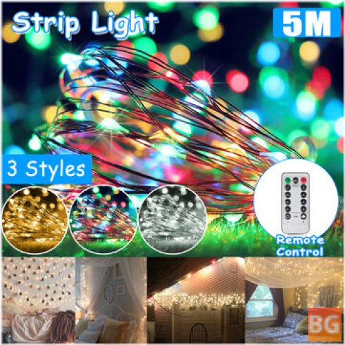 50 LED Fairy Lights for Holiday and Wedding Decor