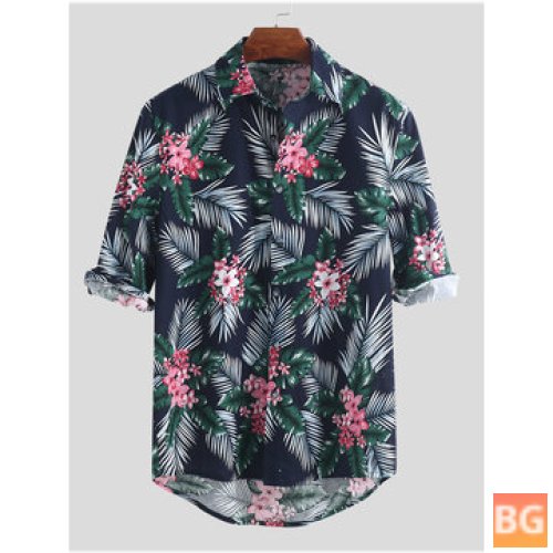 Tropical Shirts with Printed Design