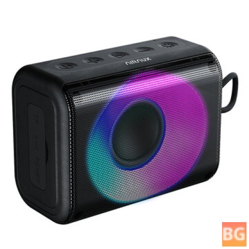 AirAux AA-WM2 10W Bluetooth Speaker - 360° Stereo 2000mAh Battery - RGB Light - 0.25KG