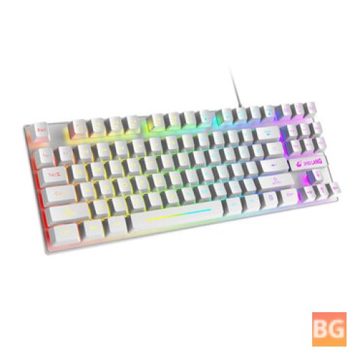 K16 RGB Keyboard for Gaming - 87 Keys - Wired - Waterproof - Mechanical