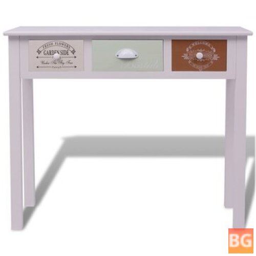 Wooden French Console Table