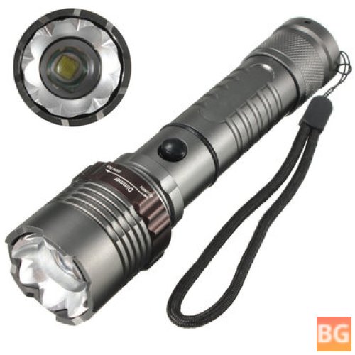 2600LM T6 LED Flashlight - Zoomable 5 Modes - 18650 Torch - Super Bright - Torch Lamp