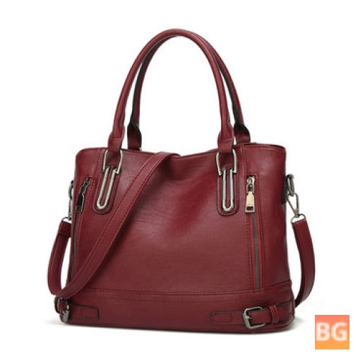 Tote Bag for Women - Large Capacity - Solid Leather