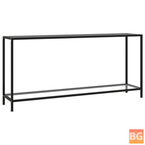 Transparent Glass Console Table